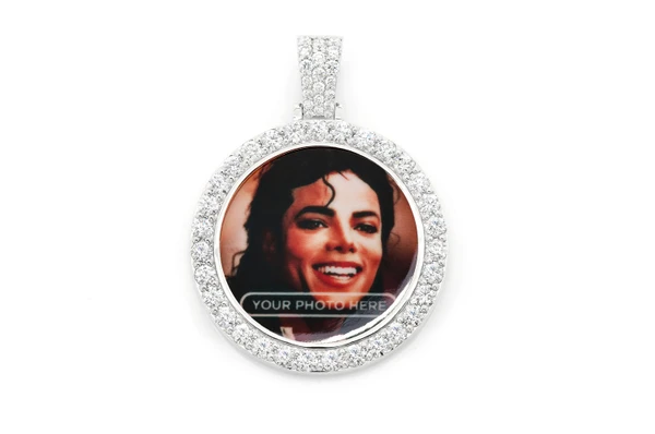 Picture Frame Memory Diamond Pendant 14k Solid Gold 2.75ctw