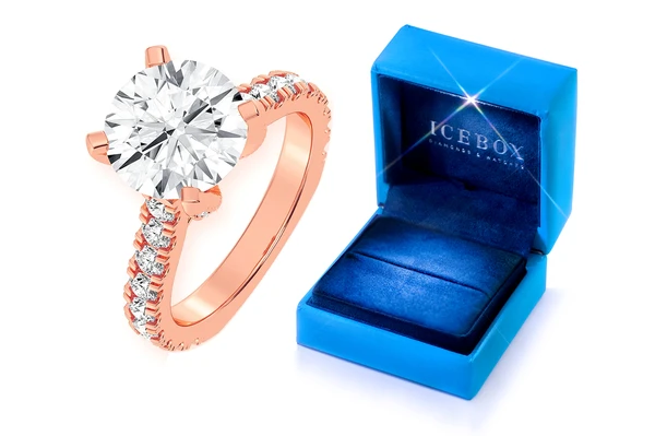 Thinn - 3.00ct Round Diamond - Diamond Engagement Ring - All Natural