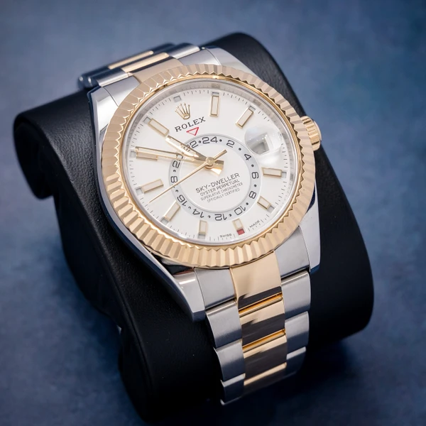 Rolex Sky-Dweller 42MM (326933) - Steel & Yellow Gold - Oyster - White Dial