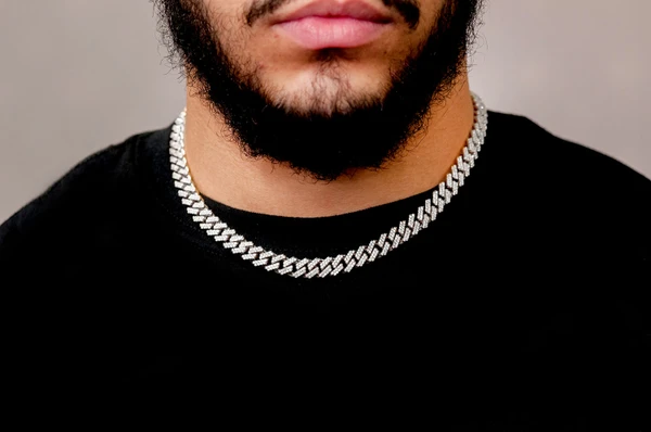 9MM Raised Miami Cuban Diamond Necklace 14k Solid Gold 13.00ctw