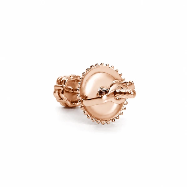 Flower Stud Earrings 14k   0.25ctw