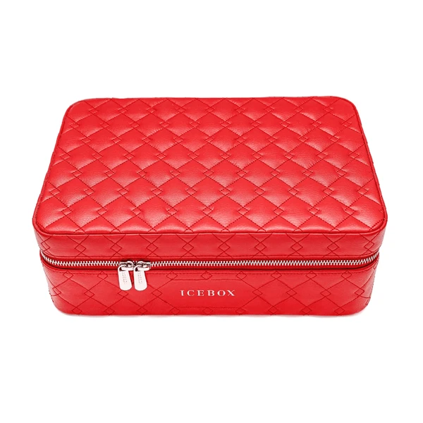 Icebox Leather World Traveler Jewelry Case - 2 Watches
