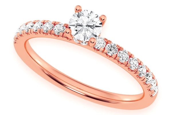 Thinn - .25ctw Round - Diamond Engagement Ring - All Natural