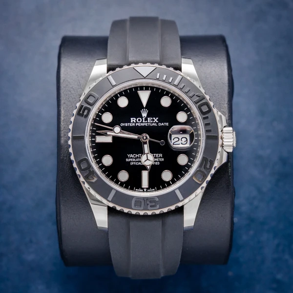 Rolex Yachtmaster 42MM (226659) White Gold - Black Dial - Oysterflex