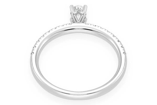 Thinn - .25ct Oval - Diamond Engagement Ring - All Natural