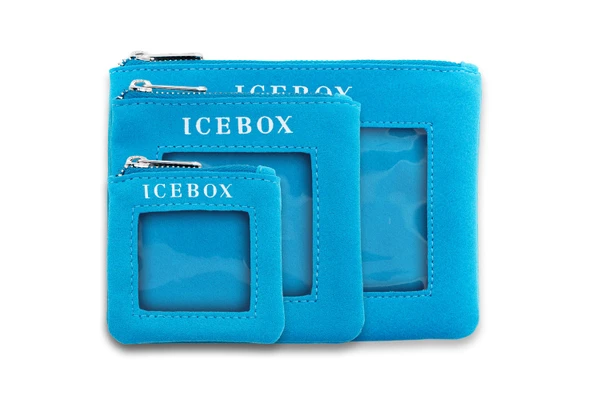 Icebox 3 Sizes Zipper Travel Jewelry Pouches