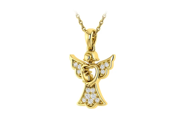 Angel Diamond Pendant Pendant 14k   