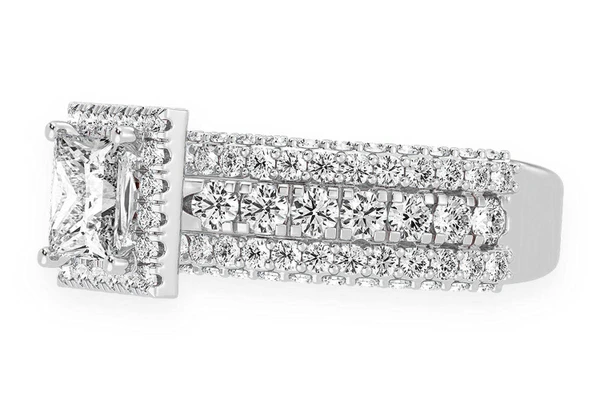 Tripp - 1.00ct Princess Diamond Engagement Ring 14k Solid Gold