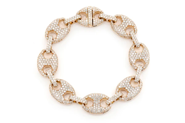 14.5MM Mariner Link Bracelet 14k   11.25ctw