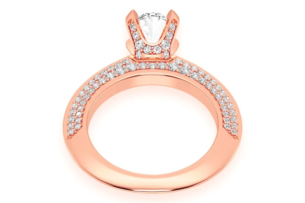 Kifey - 1.00ct Oval Solitaire - Knife Edge - Diamond Engagement Ring - All Natural