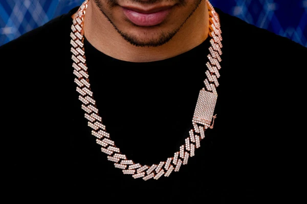 13MM Raised Miami Cuban Diamond Necklace 14k Solid Gold 28.25ctw