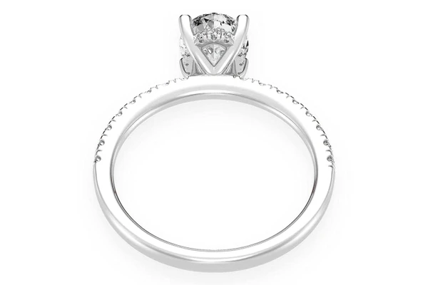 Thinn - 1.00ct Oval Solitaire - Diamond Engagement Ring - All Natural