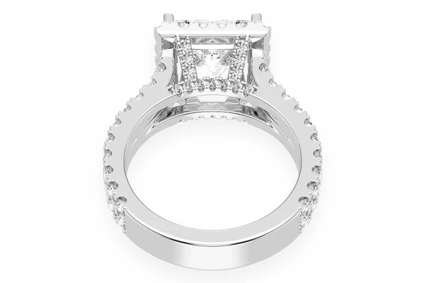 Sphinx - 3.00ct Princes Cut - Diamond Engagement Ring - All Natural