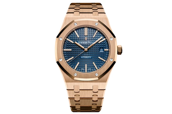 Audemars Piguet - Royal Oak - 15400or - Rose Gold Blue Dial