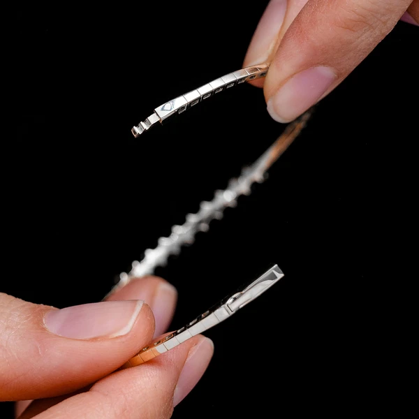 Angled Diamond Baguette Flex Bangle Bracelet 14k Solid Gold 0.85ctw