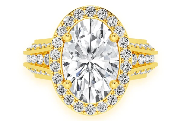Monst - 3.00ct Oval - Diamond Engagement Ring - All Natural
