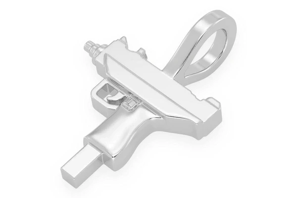 Uzi Pendant 14k Solid Gold