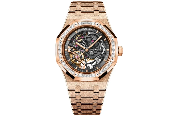 2024 Audemars Piguet - Royal Oak Frosted Gold Double Balance Wheel Openworked - 15412ba.zg.1224ba.01 - Rose Gold (mb759)