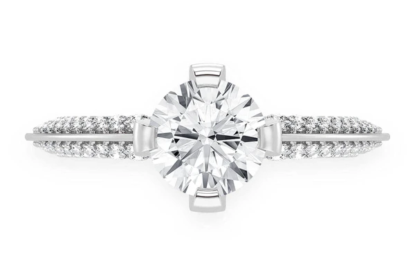Kifey - 1.00ct Round Solitaire - Knife Edge - Diamond Engagement Ring - All Natural