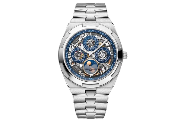 Vacheron Constantin - Overseas Perpetual Calendar Ultra-Thin Skeleton - 4300v/220g-B946 - White Gold (rb993)