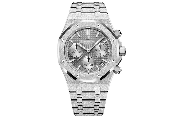 Audemars Piguet - Royal Oak Chrono 41MM Frosted - 26239bc.gg.1224bc.01 - White Gold