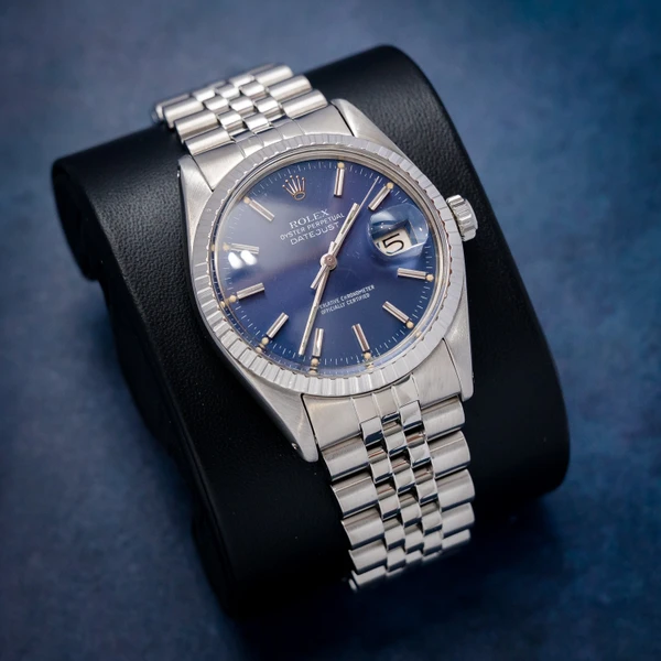 Rolex 36MM (16030) Datejust Steel - Blue Index Dial - Watch Only