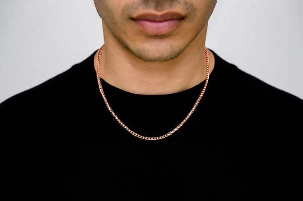 3MM Franco 14k Solid Gold Chain