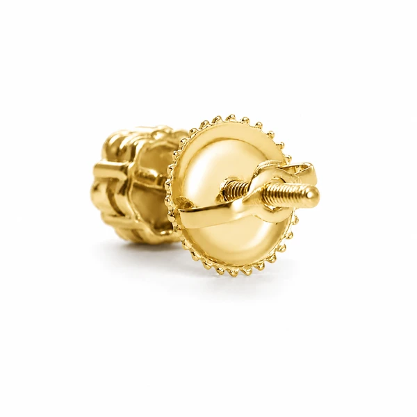 Flower Stud Earrings 14k   0.50ctw