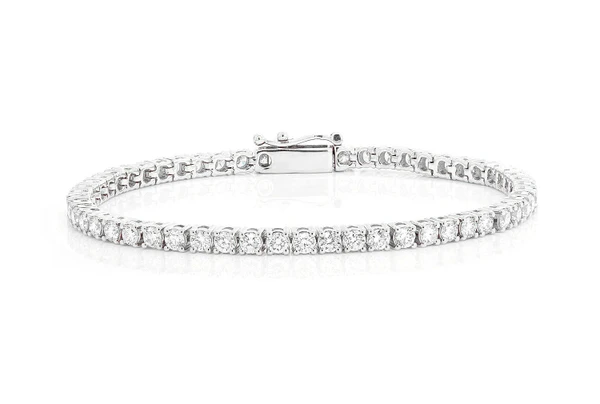 12pt Prong Set Diamond Tennis Bracelet 14k Solid Gold 8.25ctw
