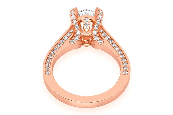 Chant - 2.00ct Round Solitaire - Knife Edge - Diamond Engagement Ring - All Natural