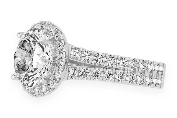 Sphinx - 3.00ct Round Diamond Halo - Diamond Engagement Ring - All Natural