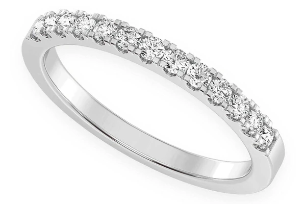 One Row Diamond Band 14k Solid Gold 0.33ctw