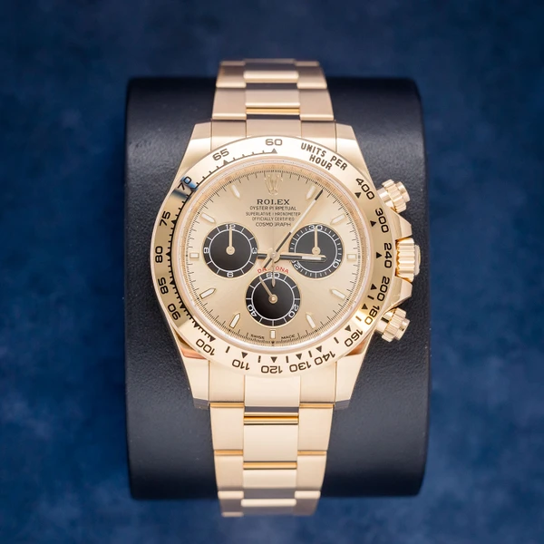 Rolex Daytona (126508) 40MM Yellow Gold Champagne Dial "pikachu"