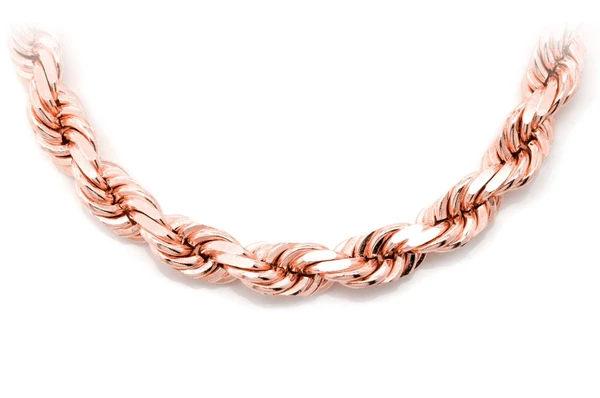 Icebox - 8MM Rope 14k Solid Gold Chain