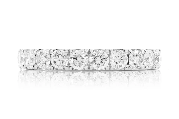 12 Stone Diamond Band 14k Solid Gold 1.00ctw
