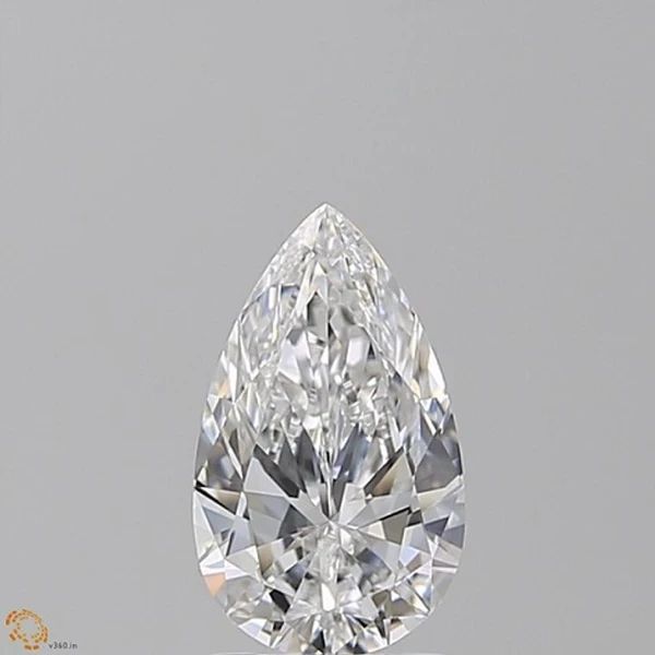 Pear Diamond 124296102 - D Color - Vvs2 Clarity - 1.51ctw Natural