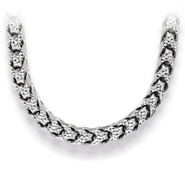 7MM Sterling Silver Franco Chain