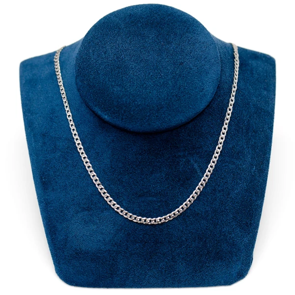 3MM Sterling Silver Flat Curb Chain