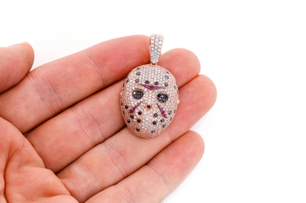 thumbnail image 2 of Ice Hockey Goalie Mask Necklace - Perfect Hockey Mom Jewelry & Fan Gift Idea 2 of 13