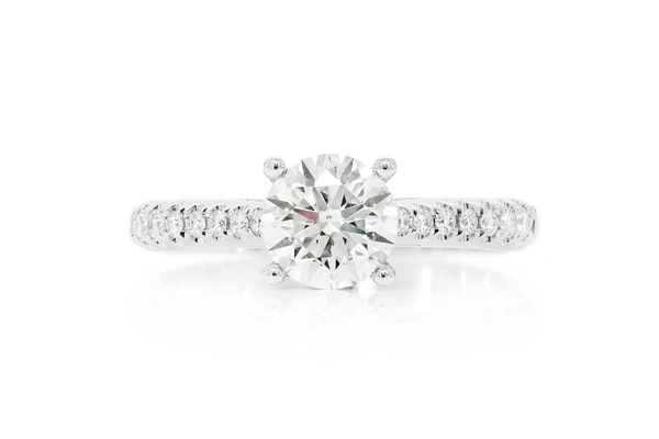 1.00ct Round Solitaire - Diamond Engagement Ring - All Natural
