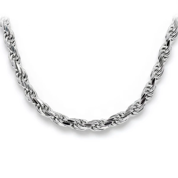 4MM Sterling Silver Rope Chain