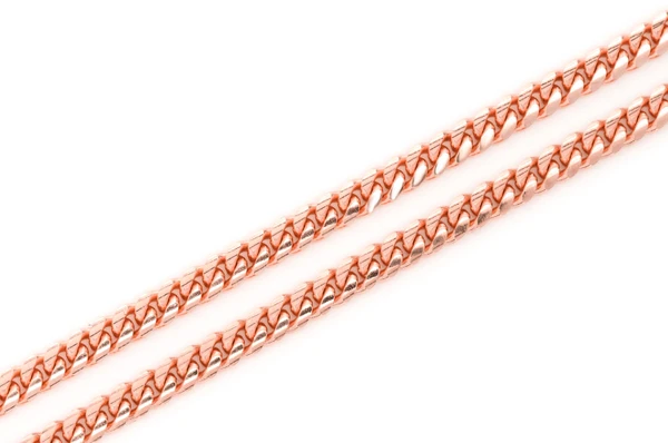 3MM Miami Cuban 14k Solid Gold Chain