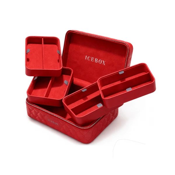 Icebox Leather World Traveler 8 Sunglasses Case