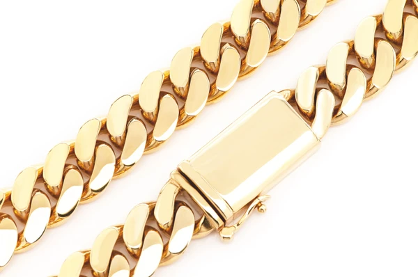 18MM Miami Cuban 14k Solid Gold Chain
