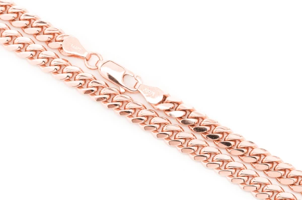 5MM Miami Cuban 14k Solid Gold Chain