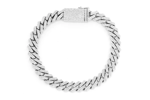 10MM Raised Miami Cuban Diamond Bracelet 14k Solid Gold 6.00ctw