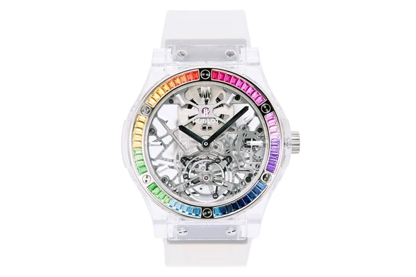 Hublot - Classic Fusion Tourbillon Sapphire Rainbow - 505.jx.0120.rt.4099.yos - Sapphire (mb574)