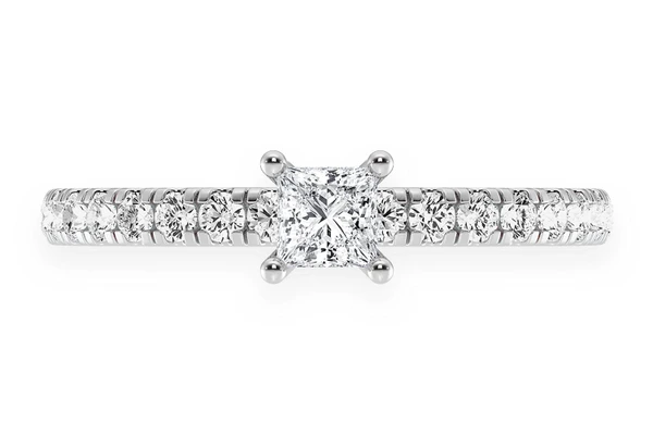 Thinn - .25ct Princess Cut - Diamond Engagement Ring - All Natural
