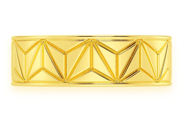 Icebox Facet Ring 14k Solid Gold