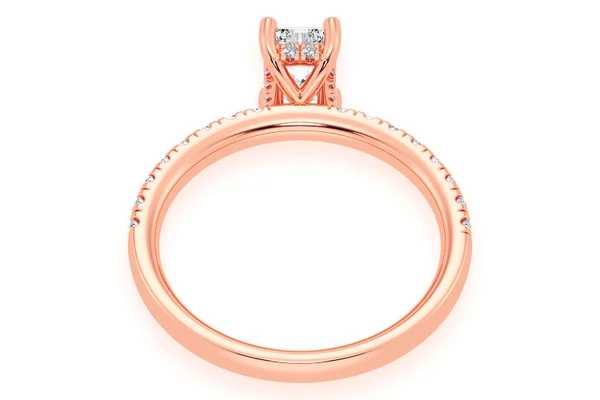 Thinn - 0.75ct Emerald Cut Solitaire - Diamond Engagement Ring - All Natural